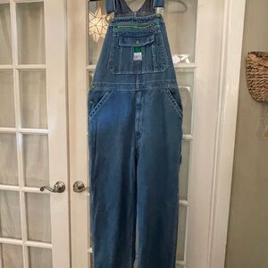 LIBERTY Men’s 34x30 Denim Bib Overalls Design Workwear Cotton Jean